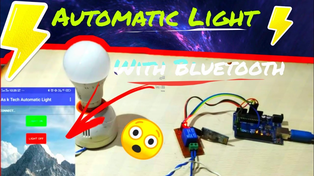 How to make Automatic Lighting at home with Arduino || Control with your Mobile | Arduino Basics #19