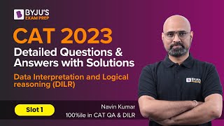 CAT 2023 Answer Key (Slot 1 | DILR) | Detailed CAT 2023 Question & Answer with Solution | BYJU'S CAT