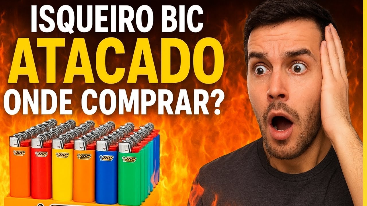 ISQUEIRO BIC ATACADO 🔥 Onde Comprar para Revender com Lucro em 2025 | Fornecedores Baratos SP