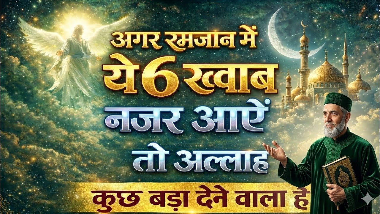 रमज़ान में दिखने वाले 6 ख्वाब जिनके बाद ज़िंदगी बदल जाती है  A beautiful spiritual quote Noornama 