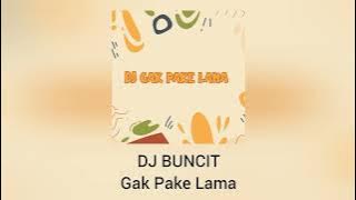 DJ Gak Pake Lama - DJ BUNCIT (Official Audio)