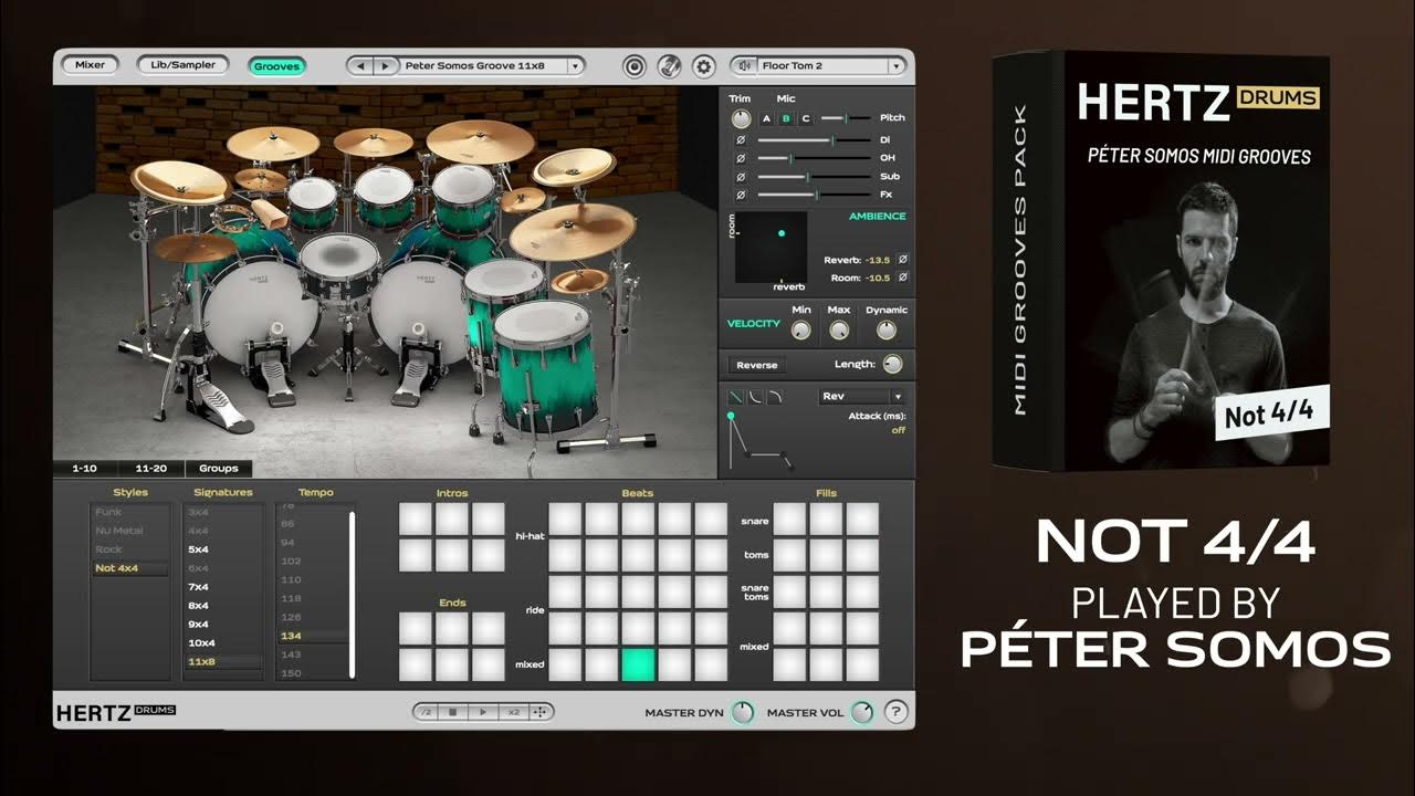 Hertz Drums Péter Somos Midi Groove Pack "NOT 4/4 " Wanna jam with