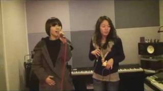 Practice session Lisa and 4minute Jiyoon