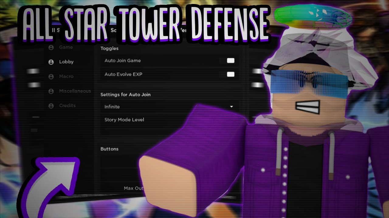 All Star Tower Defense Script - Auto Join, Auto Evolve EXP and More