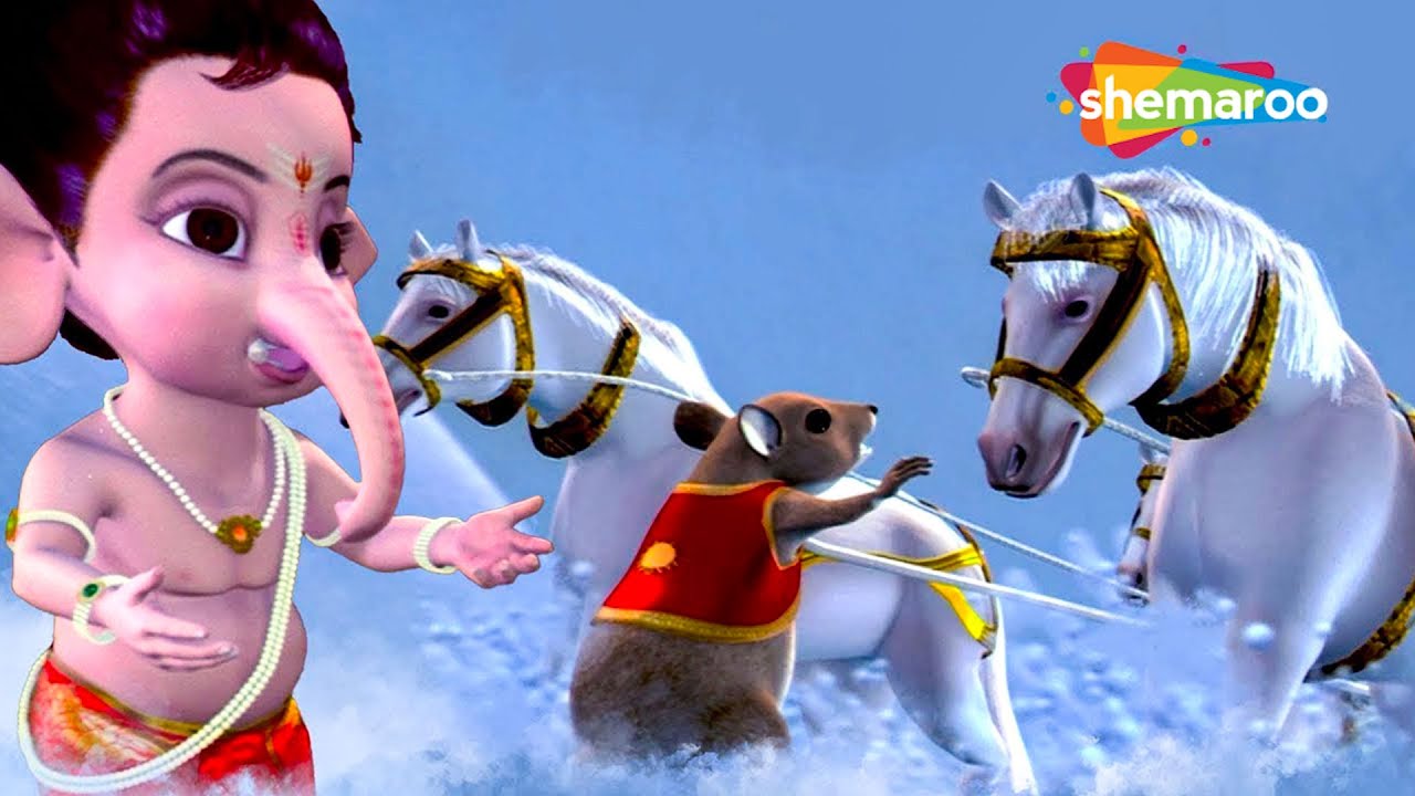 मूषक जी और घोड़ो की लड़ाई क्या बाल गणेश रोक पाएंगे ? | Bal Ganesh Ki Kahaniyaan 3D - 103