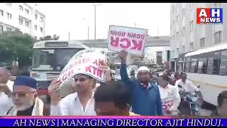#Rasheed Khan & Team Protests At SECRETARIAT Against Government Regarding Demolition Of Tample & Mas