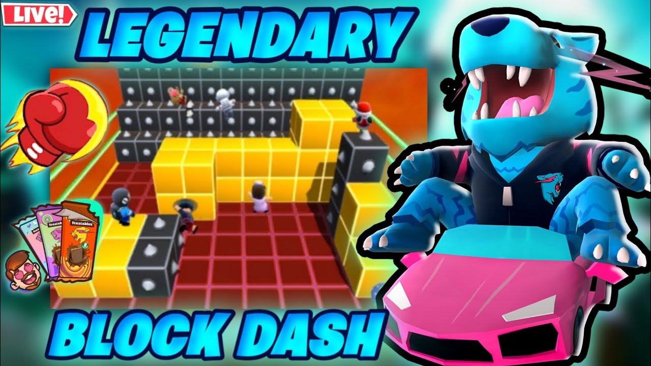 STUMBLE GUYS LIVE  UNLIMITED BLOCK DASH LEGENDARY ROOM CODE 😍  #stumbleguys #stumbleguyslive 