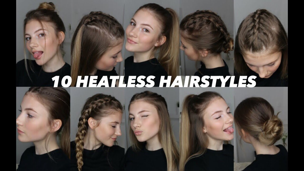 13 Heatless Hairstyles That Take 5 Minutes Or Less