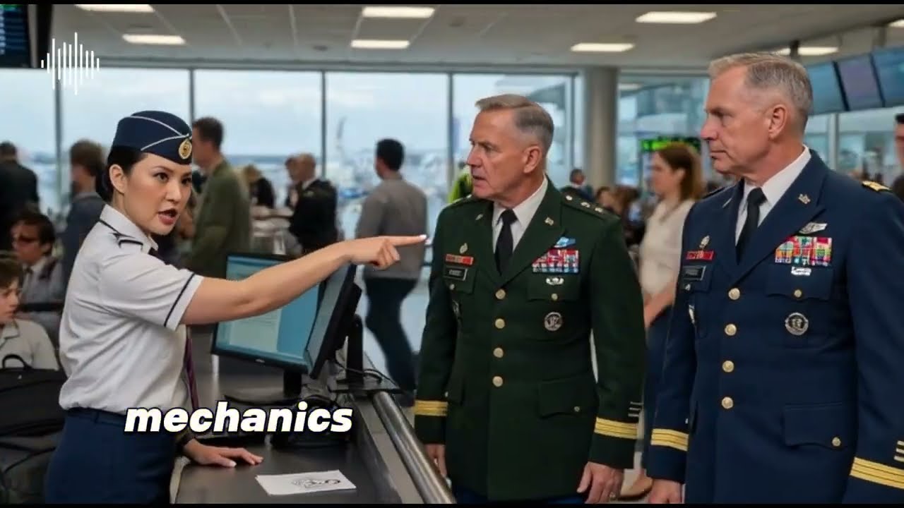 Сначала ему отказали в посадке, но затем генерал выпрямился.