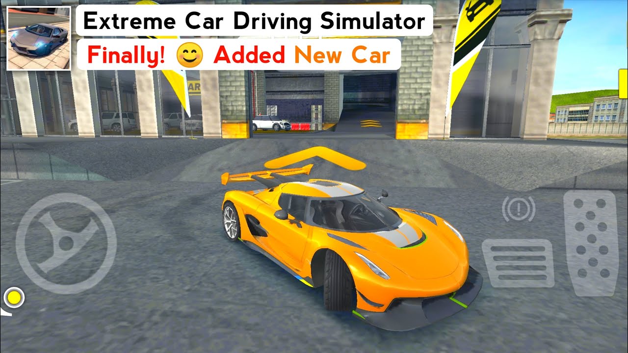 Extreme Car Driving Simulator New Car Koenigsegg Jesko 2021 Car