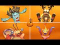 Fire Haven - All Monster Sounds &amp; Animations (My Singing Monsters)