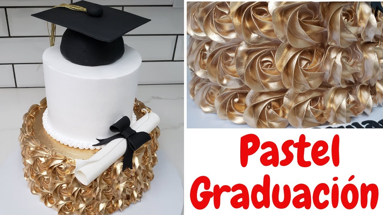 25 Pastel Graduación de Crema Batida - YouTube