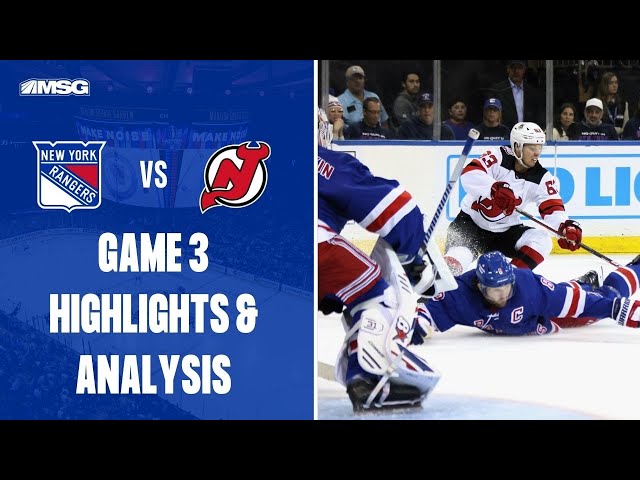 3 Observations From Devils' Game 1 Loss to Rangers - The New Jersey Devils  News, Analysis, and More