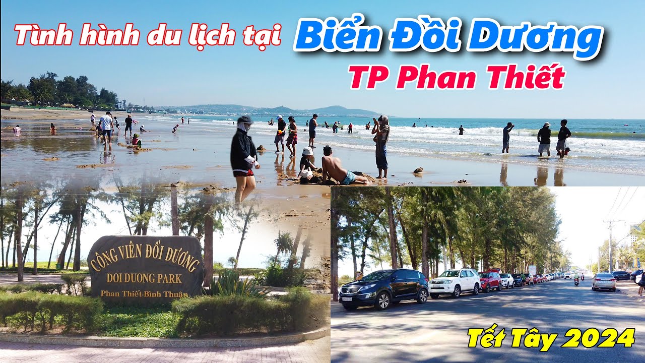 Tình hình Du lịch tại Bãi biển Đồi Dương TP Phan Thiết trong dịp Tết Dương Lịch 2024