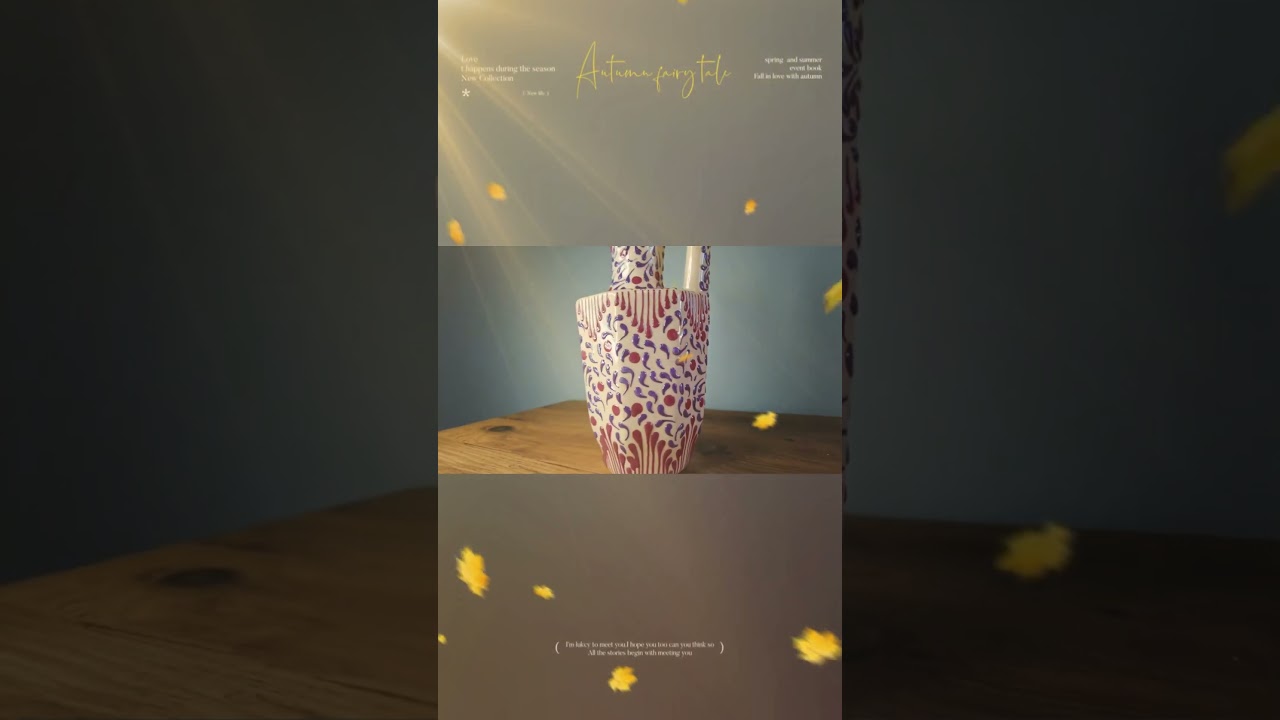 Unique Ceramic Vase, Handmade Home Decor, Table Centerpiece, Housewarming Gift  24 cm 