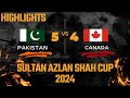 Pakistan Vs Canada Hockey Highlights  Sultan Azlan Shah Cup 2024 highlights