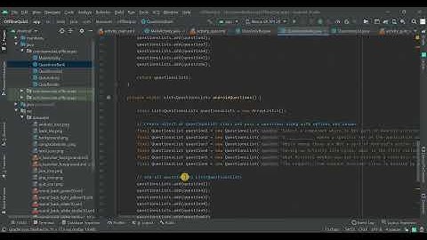 How to create a Quiz App in Android Studio | Modern Quiz App Tutorials | Quiz App UI design