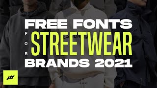 Best FREE FONTS For Your STREETWEAR Brand 2021 screenshot 4