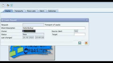 Logical system name Backup in SAP