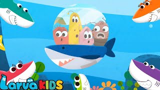 Baby Shark Animal Song | Surprise Egg with Ranger | Nursery Rhymes | Larva Kids Song Compilation