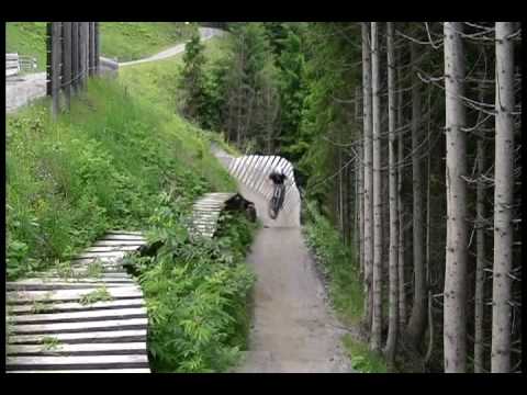 Kelly McGarry riding bikes in Austria 2010