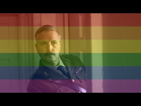 the captain from bbc ghosts repressing for 5 minutes gay