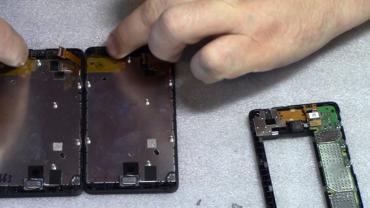 Nokia X RM-980. Замена дисплейного модуля. Востановление ОС.