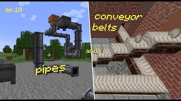 Pipes & Conveyors - iljaTech ep.10 - Minecraft mod devlog