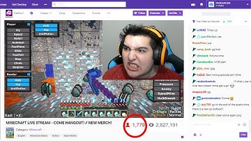 I banned a Twitch streamer for HACKING AGAIN on my Minecraft server LIVE..