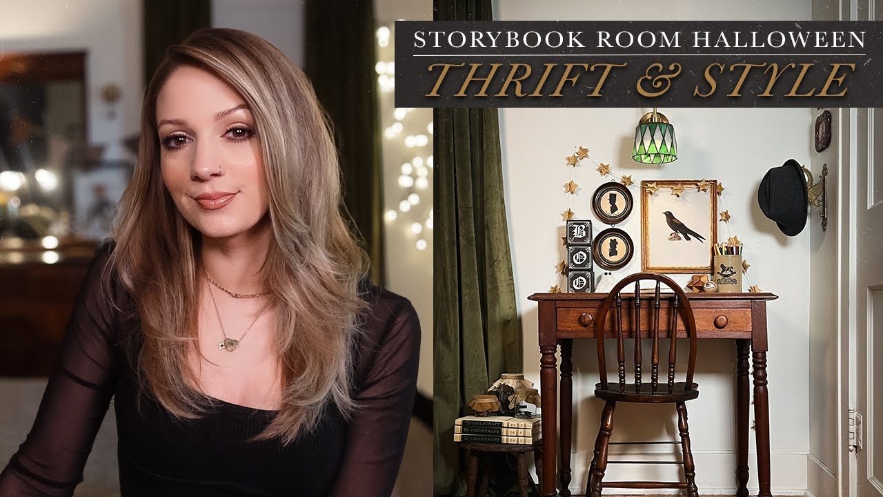 Антиквариат и украшения на Хэллоуин \\ Обновления комнаты для книг сказок