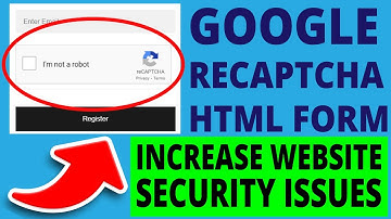 How to add Google Recaptcha in HTML Form