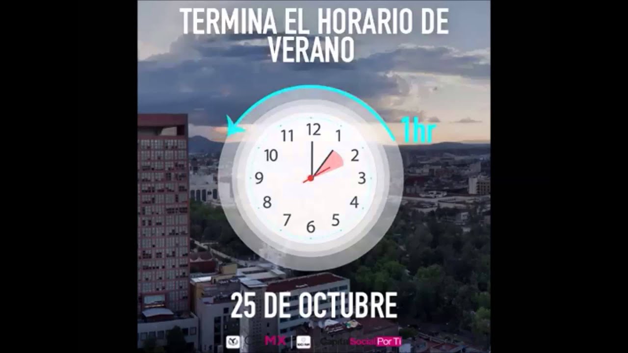 Termina el Horario de verano YouTube Termina el Horario de verano YouTube