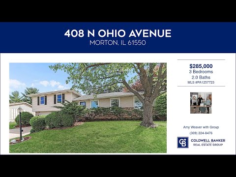 408 N OHIO Avenue, Morton, IL home video tour