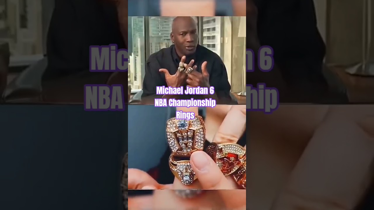 Michael Jordan 6 NBA Championship Rings 