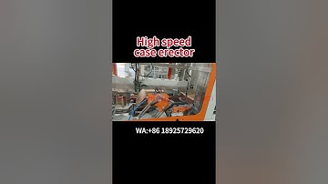 #shorts High speed case erector,automatic packing machine for small box-Santa Pack