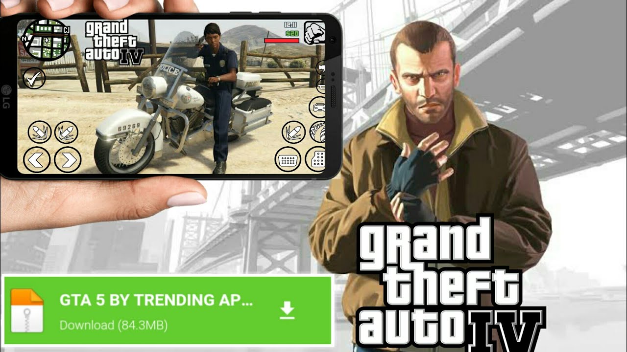 How To Download GTA 4 on Android Mobile  Install GTA IV Apk+Data 2020