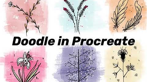 Doodle on watercolour textures using procreate on iPad #nancyartwork