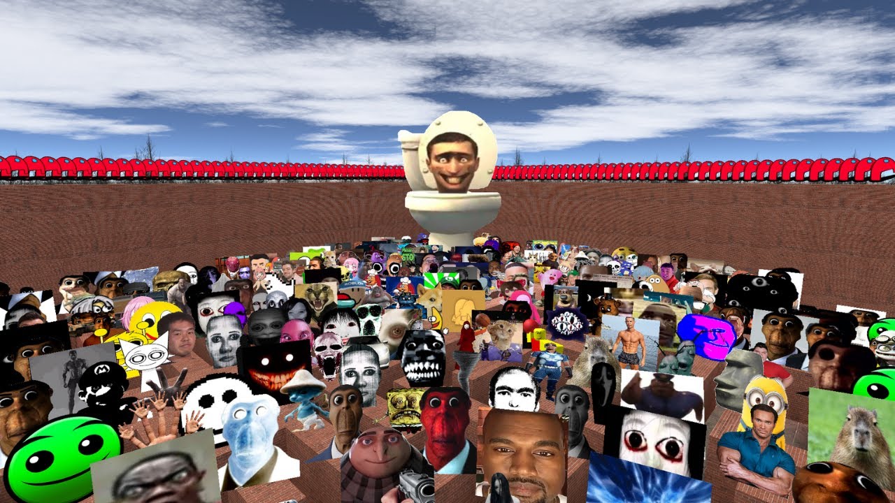 BIG TOILET OBUNGA FIRE IN THE HOLE AND UNLIMITED NEXTBOTS  