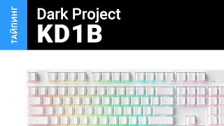 Тайпинг: Dark Project KD1b + Gateron Red Optical