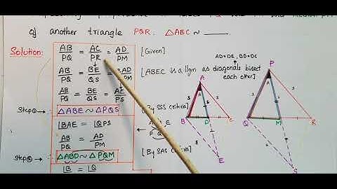 D is  point on the side BC of ΔABC show that CA2 = CB.CD | Sides AB , AC  median AD of Δ ABC .
