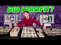 Setting up at a sports card show dealer perspective