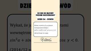 Dowód z kwadratami sinusów — 4 punkty w banalny sposób, jeśli znasz ten patent ⚡📊