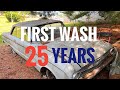First wash in 25 years clean up 63 Ford falcon futura