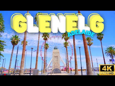 Glenelg, Adelaide [4K] | Virtual Walk Tour - 60fps Adelaide City | Australia