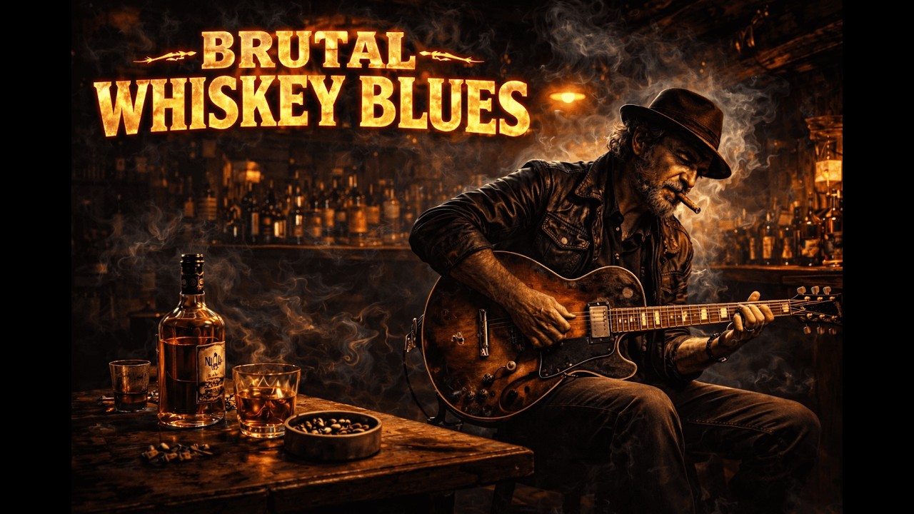 Broken & Brutal — Deep Raspy Blues 50 BPM Slow Burning Guitar Session ...