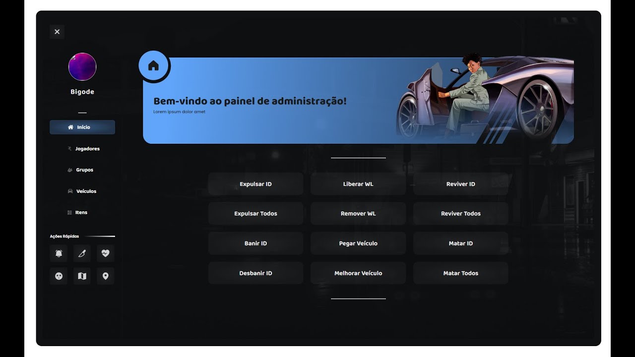 Painel Admin FiveM - YouTube