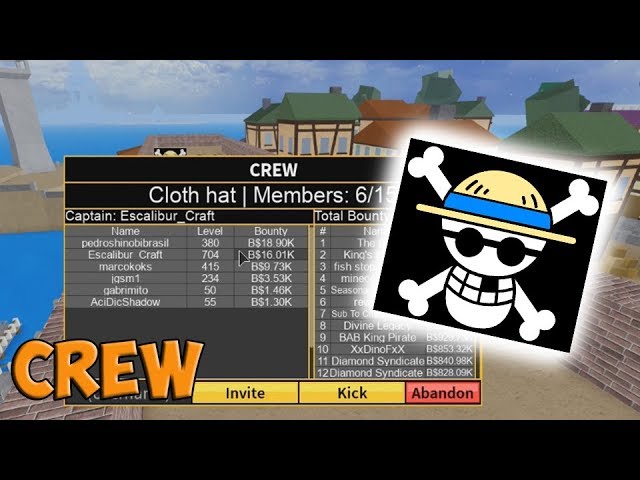 CRIEI UMA CREW (TRIPULAÇÃO) E VOCÊ PODE FAZER PARTE DELA NO BLOX