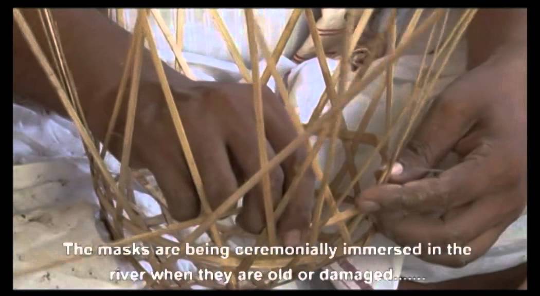 Mask Making Bhaona - Weaving the Bamboo Frame#MaskMaking#Bhaona#AnkiyaNat#AssamCulture#IndianFolkArt