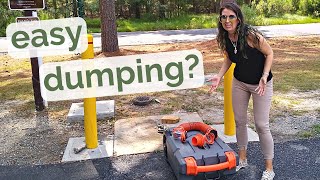 Portable RV Waste Tank! REVIEW and First Use!