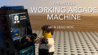 Working Lego arcade machine moc and tutorial